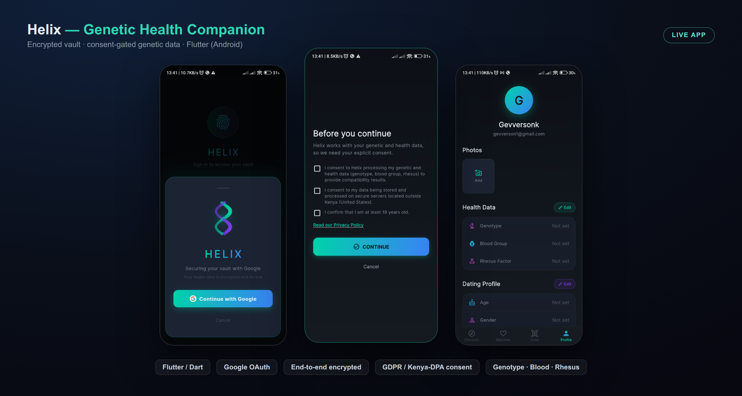 Helix screenshot